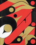 Andrew Dexel, The Raven, 2007, acrylic on canvas