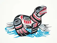 Eugene Hunt, Seal #40/150, colour silkscreen on paper