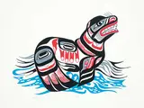 Eugene Hunt, Seal #40/150, colour silkscreen on paper