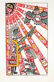 Tony Hunt, Baptism Mural #339/400, 1976, colour silkscreen on paper