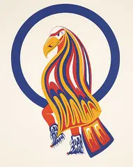 Don McLeay, Eagle Dancer #8/10 A.P., 1980, colour silkscreen on paper