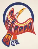 Don McLeay, Raven Dancer #7/10 A.P., 1980, colour silkscreen on paper