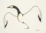 Clemence Wescoupe, Untitled - Loon, 1979, colour silkscreen on paper