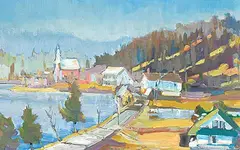 Ron Carwardine, Wakefield, 1990, oil on wood board