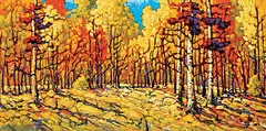 Rod Charlesworth, The Peak of Autumn, Near Bragg Creek, oil on canvas