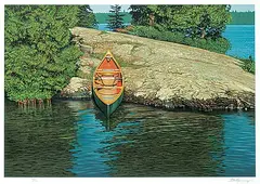 Ken Danby, True North #72/100, 1998, colour silkscreen on paper