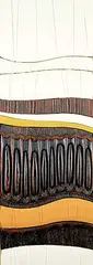 Gilbert A. Flodberg, Tempo, 1973, mixed media on board