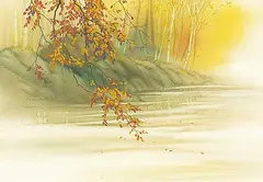 Kazuo Hamasaki, Still Waters, 1975, watercolour on paper