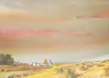 Cecil E. James, Untitled - Hazy Day, 1970, watercolour on paper