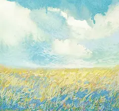 Wang Kui, Tall Grass, watercolour on paper