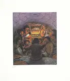 William Kurelek, Untitled - Stories in the Igloo #249/300, 1975, photolithographic reproduction on paper