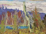 Arthur George Lloy, Swamp on a Summer Morning, 1971, oil on wood board