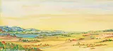 Irene E. McCaugherty, Untitled - Foothills Country, watercolour on paper