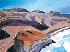 David Pugh, Grasslands, 1993, oil on canvas