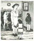 John Harold Thomas Snow, Same #28/50, 1983, etching on paper
