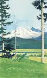 George Weber, Mt. Baker, Washington, 1933, watercolour on paper