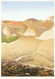 George Weber, Badlands Near East Coulee, Alberta, 1980, colour silkscreen on paper