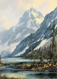 Karl E. Wood, House Peak, Banff National Park