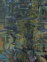 Dark Pools by David T. Alexander, 2005, oil on canvas, sold Nov 2018