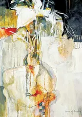 Brian Marshall Atyeo, Untitled - Ethereal Form, acrylic on canvas