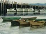 Alan Caswell Collier, Ingall's Head, Grand Manan, oil on paper board