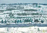 Stanley Morel Cosgrove, La Riviere, St. Maurice, 1969, oil on canvas