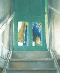 Patrick Douglass Cox, The Stranger, 1992, acrylic on paper
