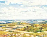 Duncan MacKinnon Crockford, View of Consort Looking East, Alberta