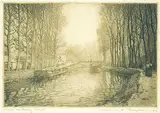 Clarence Gagnon, Canal du Loing, Moret
