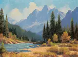 Roland Gissing, Early Autumn, Ghost Valley