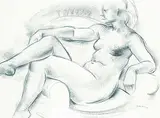 Henry George Glyde, Untitled - Reclining Nude
