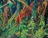 Arthur Lismer, Tangle of the Forest, B.C., 1962, oil on canvas