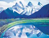 David Pugh, Untitled - Three Sisters, oil on canvas
