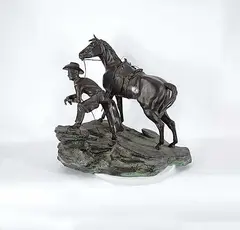 Douglas Stephens, The Rimrocks #5/25, 1970, bronze sculpture