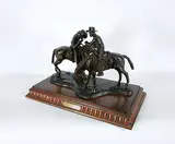 Douglas Stephens, Two on One #15/25, 1971, bronze sculpture