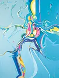 Alex Janvier, Blue Horse