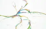 Alex Janvier, Untitled - A Delicate Balance, gouache on paper board