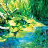 John A. MacDonald, Saint Mary's Lake, 2006, oil on canvas
