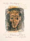 Poster for Alex Maguy Gallery 1962 Exhibition #41/125 by Pablo Picasso, 1962, colour lithograph on paper, sold Nov 2018