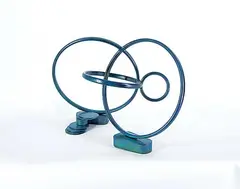 Greg Robb, A Blue Aura, 2018, welded metal sculpture