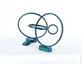 Greg Robb, A Blue Aura, 2018, welded metal sculpture