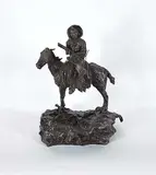 Jay Contway, Untitled - Winter Scout #6/30, 1975, bronze sculpture