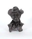 Jay Contway, Cowboy Bust #5/20, 1978, bronze sculpture