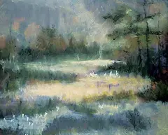 Scott Addis, Untitled - Deep Landscape, acrylic on canvas