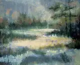 Scott Addis, Untitled - Deep Landscape, acrylic on canvas