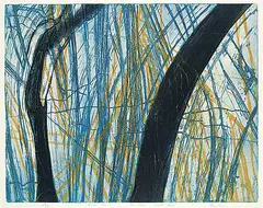 Ed Bartram, Rock Arc, Canadian Shield Series #29/30, 1970, colour etching on paper
