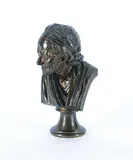 Jean-Antoine - After Houdon, Untitled - Bust of Voltaire, bronze sculpture