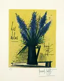 Bernard Buffet, Les Lilas #28/75, colour lithograph on paper
