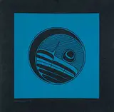 Robert Davidson, Moon [Green on Black] #220/364, 1976, silkscreen on paper