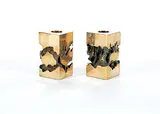 Roy Leadbeater, Untitled - Two Candlestick Holders